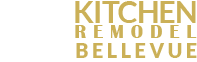 This is a bigger Kitchen Remodel Bellevue Logo with a blue color.